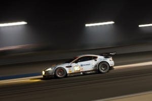 Kristian Poulsen, David Heinemeier Hansson og Nicki Thiim deler Aston Martin #95. Christoffer Nygaard kører med #98 på siden