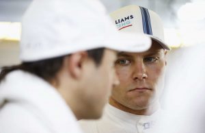 Valtteri Bottas med Felipe Massa