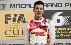 Alex Lynn test driver 2015