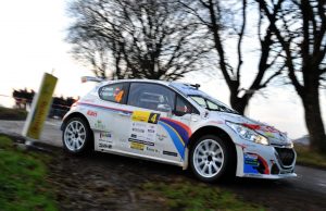 Christian Jensen og Freddy Pedersen sikrede ved Danboring Rally Denmark deres andet fælles Danmarksmesterskab for Peugeot Sport Dealer Team DK.