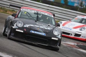 Allan Simonsen i kvalifikationen på Ordos i Carrera Cup Asia 