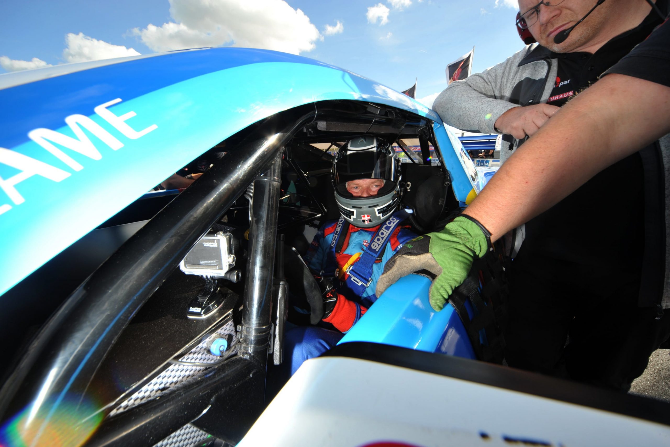 Jan Magnussen endte med at sætte bedste tid i lørdagens tidtagning for MASCOT Danish Thundersport Championship