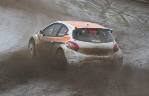 Rallycross, DM, S1600, Ulrik Linnemann, Peugeot 208, Foto: Gripping Media