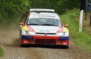Kim Madsen og Kasper Sørensen går efter årets første sejr i Suzuki Rally (fotograf: Johnny Pedersen).