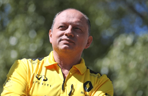 Renault Sport F1 racing director Frederic Vasseur