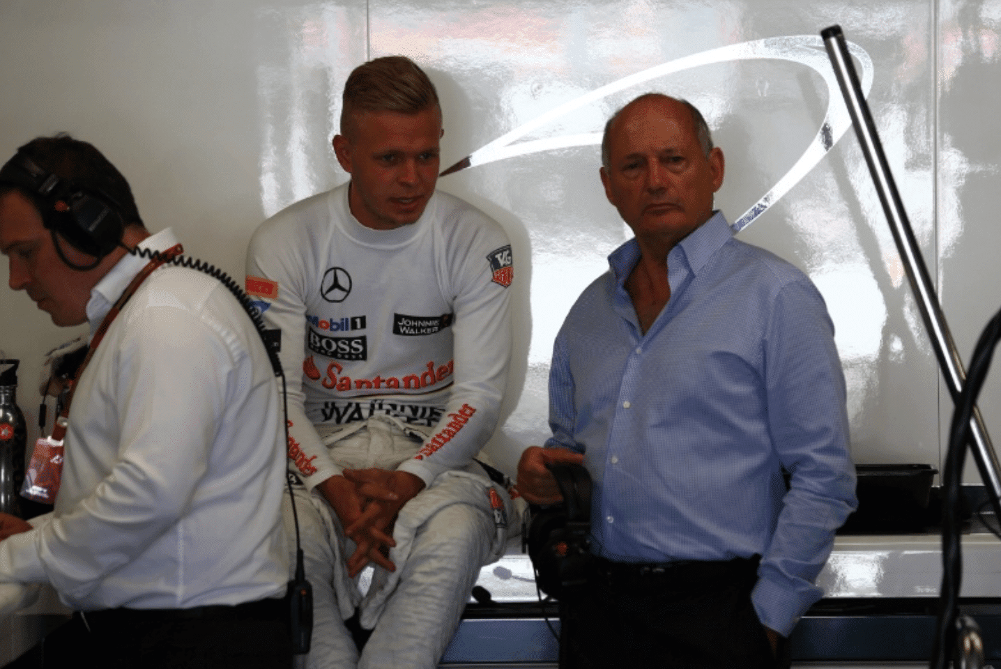 Ron Dennis og Kevin Magnussen
