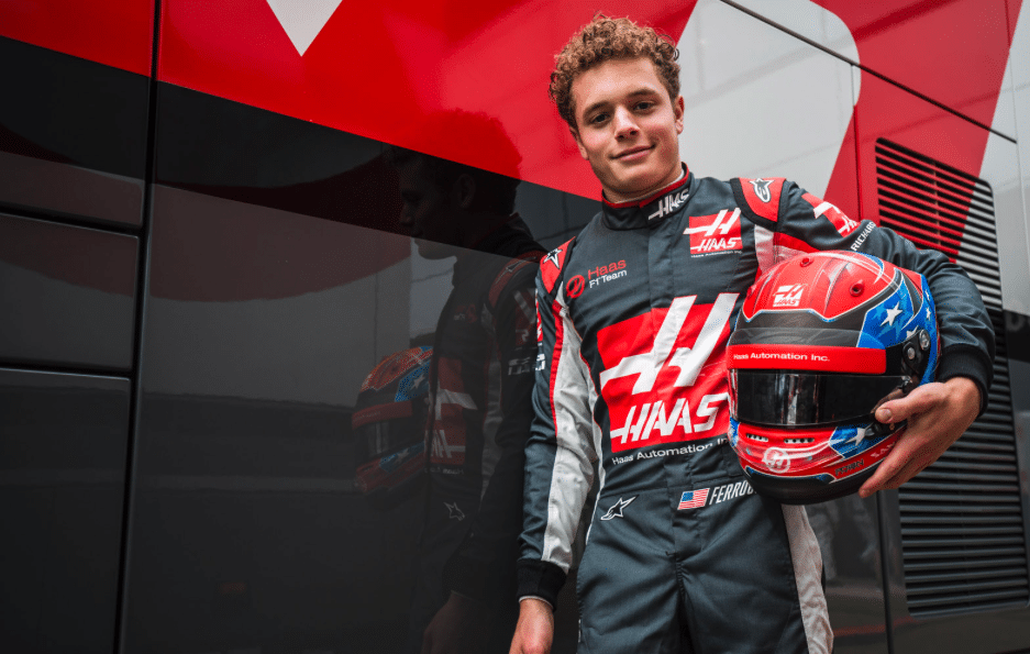 Santino Ferrucci er testkører for Haas i 2017
