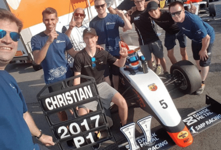 Christian Lundgaard vinder Formel 4 serie 2017