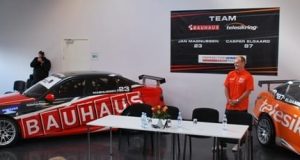 Jan Magnussen var klar med Bauhaus-rød - Casper Elgaard kom ind fra højre med Telesikring og de to BMW'er