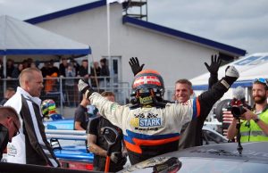 Casper Elgaard jubler efter at have sikret sig DTC-titlen 2014
