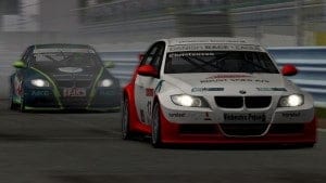 Michael Christensen foran Ian Andersen på Saponaro i DRL