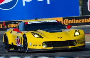 Antonio Garcia, driver of the #3 Corvette Racing C7.R, qualifies first Saturday, May 3, 2014 in the GT Le Mans class for Sunday's TUDOR United SportsCar Championship Grand Prix of Laguna Seca in Salinas, California. Garcia will start on the pole with teammate Jan Magnussen. (Photo by Richard Prince for Chevy Racing)