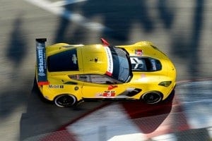 Jan Magnussen kører Corvette C7.R med #73 på siden i Le Mans 2014