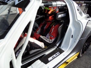 Nicolai Sylvest i Rowe Racings Mercedes AMG SLS GT3