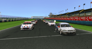 Rickard Rydell på pole position på Donington 1998