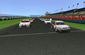 Rickard Rydell på pole position på Donington 1998